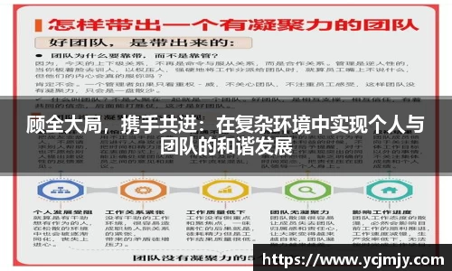 顾全大局，携手共进：在复杂环境中实现个人与团队的和谐发展